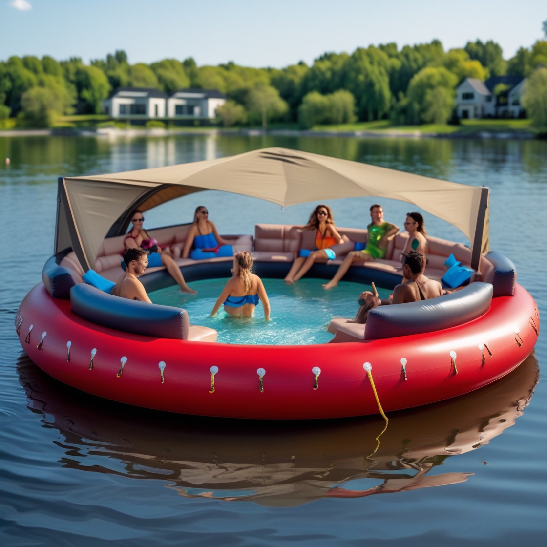 Floating Inflatable Pool: A Must-Have for Family Pool Parties - Novel ...