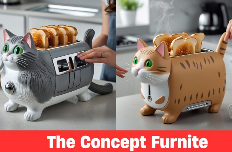 Funny Cat Toaster with Toast Imprints – Add Whimsy to Your Morning