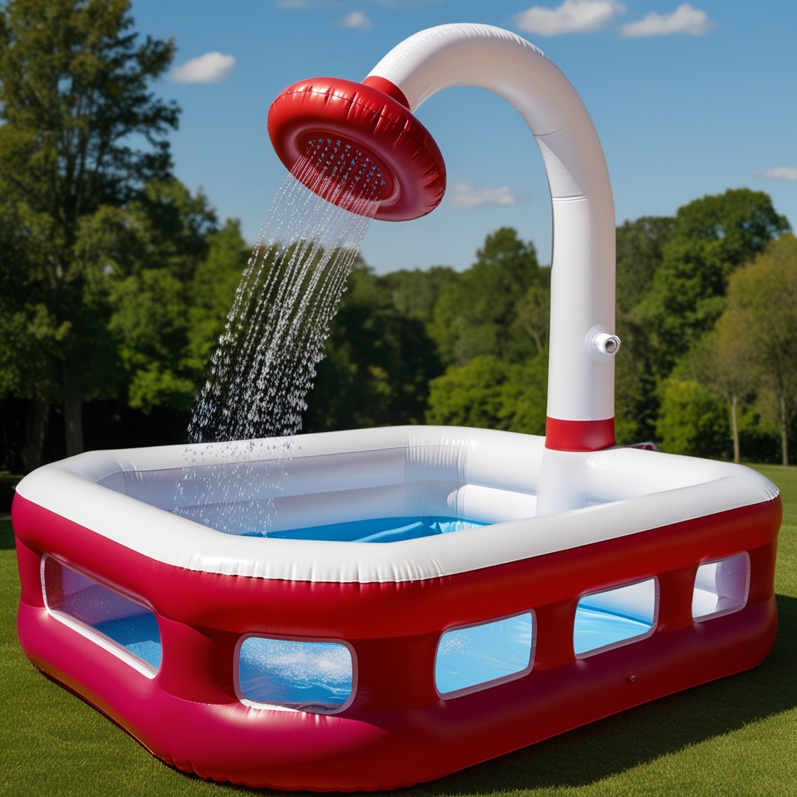 Giant Inflatable Shower Pools: Affordable Luxury for Hot Days - Novel ...