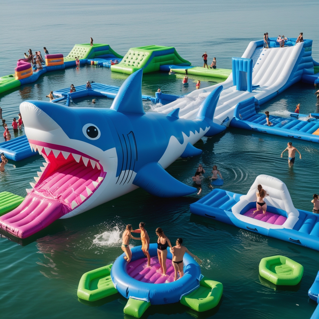 Inflatable Floating Water Park: The Ultimate Summer Adventure on Water ...