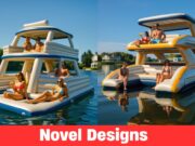 Inflatable Yacht Lake Floats: Luxury Relaxation on the Water Inflatable Yacht Lake Floats: Luxury Relaxation on the Water