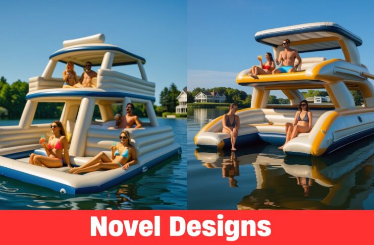 Inflatable Yacht Lake Floats: Luxury Relaxation on the Water