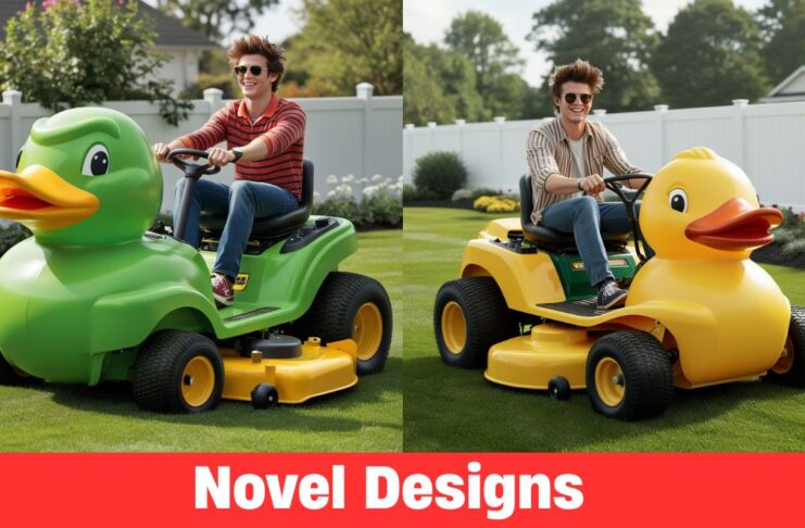 Rubber Ducky Lawn Mower
