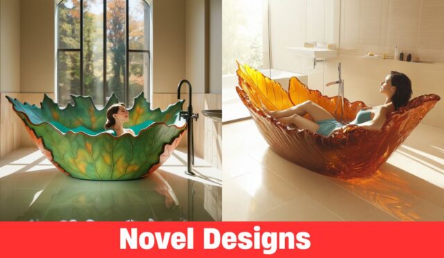 Stained Glass Leaf Bathtubs: A Unique Blend of Nature and Luxury