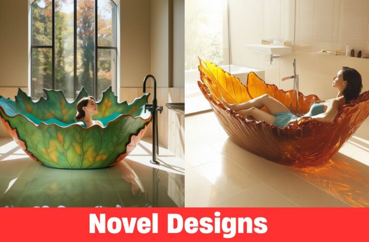 Stained Glass Leaf Bathtubs: A Unique Blend of Nature and Luxury