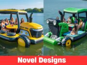 Tractor Swimming Float: The Ultimate Pool Toy Tractor Swimming Float: The Ultimate Pool Toy