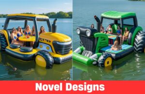 Tractor Swimming Float: The Ultimate Pool Toy Tractor Swimming Float: The Ultimate Pool Toy