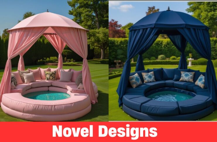 Inflatable Canopy Pool Lounge: Relax in Shade and Comfort All Summer Long