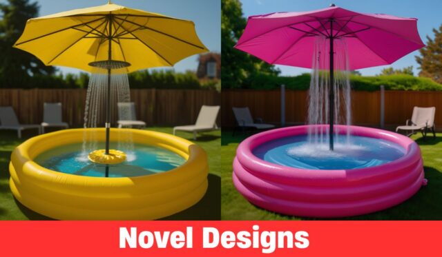 Inflatable Kiddie Pool with Umbrella Fountain Safe, Fun, and Easy Outdoor Play Inflatable Kiddie Pool with Umbrella Fountain: Safe, Fun, and Easy Outdoor Play