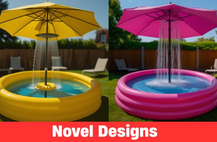 Inflatable Kiddie Pool with Umbrella Fountain: Safe, Fun, and Easy Outdoor Play
