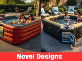 Inflatable Pool Bar with Mini Fridge: Chill Drinks & Big Fun All in One