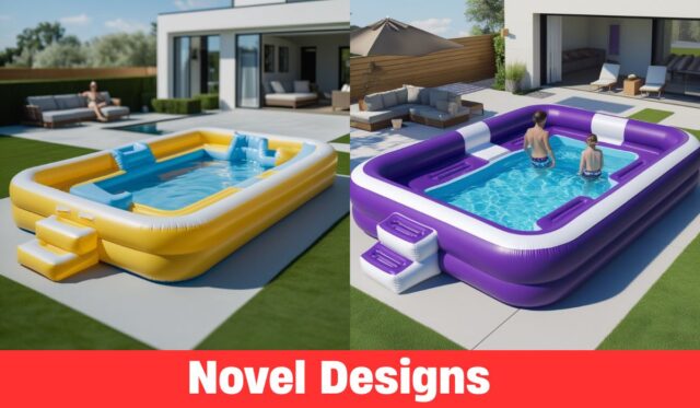 Luxury Inflatable Pool with Sofas and Sprinklers: The Ultimate Backyard Oasis for Summer Fun