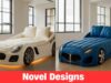 Car-Shaped Bed with LED Lights: The Perfect Upgrade for a Cool Bedroom Car-Shaped Bed with LED Lights: The Perfect Upgrade for a Cool Bedroom