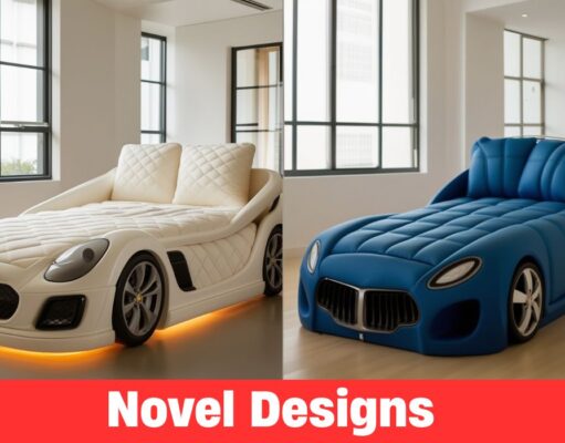 Car-Shaped Bed with LED Lights: The Perfect Upgrade for a Cool Bedroom Car-Shaped Bed with LED Lights: The Perfect Upgrade for a Cool Bedroom