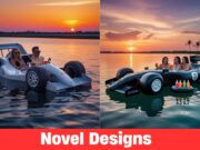 Giant Formula One Floating Lounge: The Ultimate Pool Party Upgrade Giant Formula One Floating Lounge: The Ultimate Pool Party Upgrade