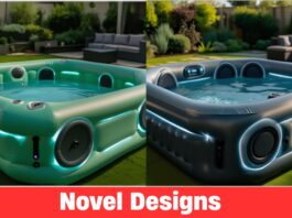 LED-Lit Inflatable Speaker Pool: The Perfect Addition to Your Backyard Parties