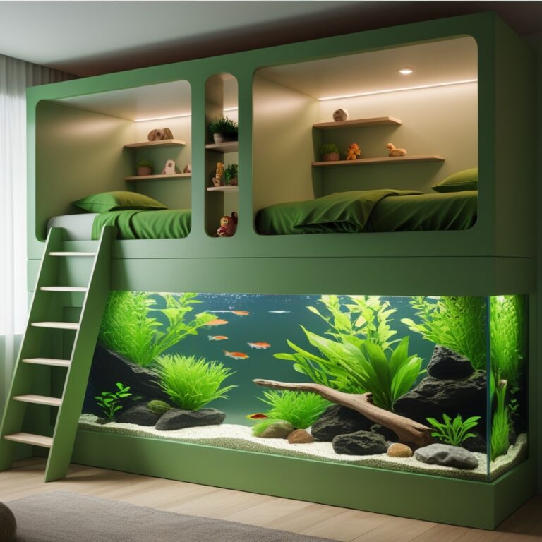 Photo inspiration: Picture Idea: Aquarium Bunk Beds Creative Design Ideas For Underwater Themed Rooms