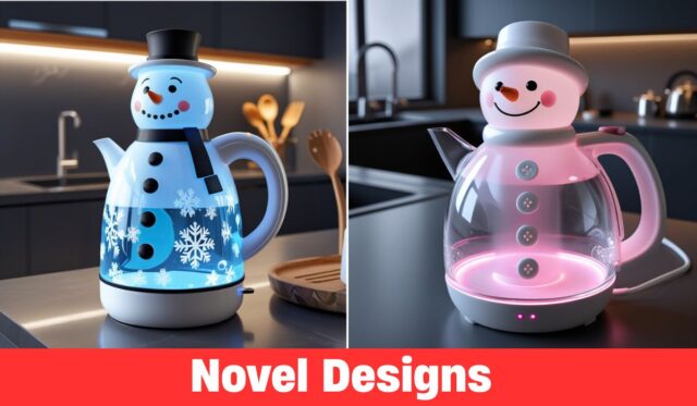 Snowman Electric Kettle A Festive Addition to Your Winter Kitchen