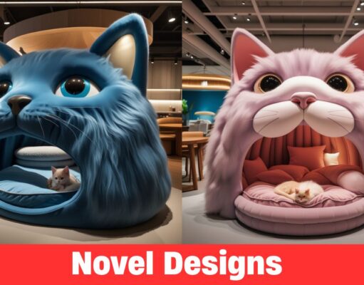 Giant Cat Head Bed: The Ultimate Cute Furniture Piece for Cat-Themed Bedrooms