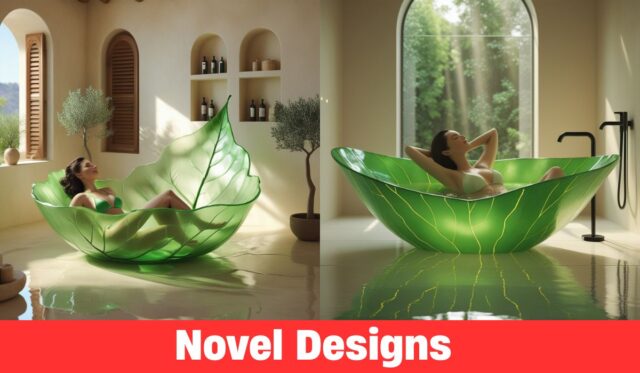 Stained Glass Leaf Bathtubs A Stunning Blend of Art and Luxury for Modern Bathrooms